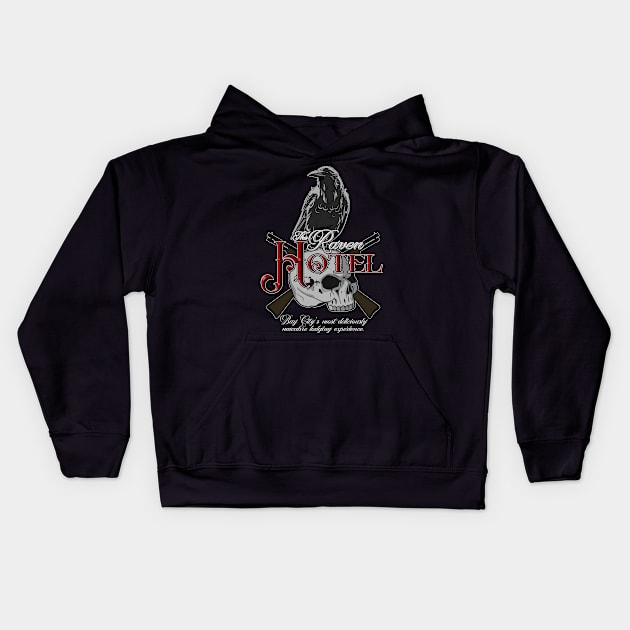 The Raven Hotel Altered Carbon Kids Hoodie by Bevatron